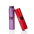 Luxury 10ml Mini Pocket Perfume Atomiser Customized Portable Travel Refillable Glass Bottle Metal Aluminum Sprayer Personal Care