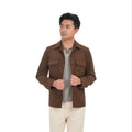 2023 Bosha Men's Casual Blazer Custom Dyed Spring Coat With Button Decoration Turn-Down Collar ODM Supply Solid Pattern