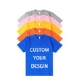 100% Cotto Plain Summer T-shirt for Men New American Fashion Loose Casual Base Shirt Round Neck T-shirt