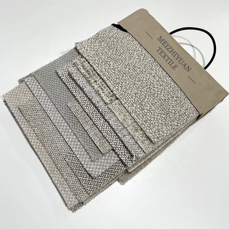 Home Deco Woven Eco-Friendly Microfiber Fabric Heavyweight Slub Plain Dot Interlock Sofa Upholstery