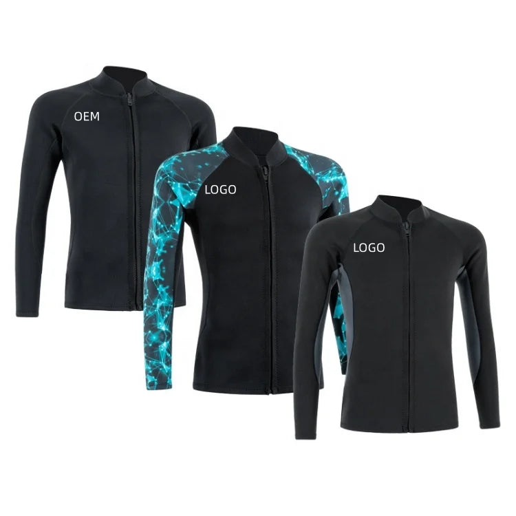 2mm Neoprene Waterproof Free Diving Wetsuit with Plus Size for Spearfishing Swimming Other Water Sports