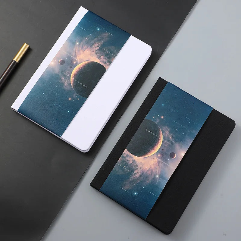 Promotion Support Star Universe Cover Design A5 Notebook Business Cloth Notepad Cotton Cloth Notebook Personal Gifts Custom logo
