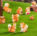 Wholesale Realistic DIY Zoo Park Souvenir Gift 3d Cute Squirrel Solid Wild Animal Resin Cartoon Toy Figurine Garden Stump Dolls