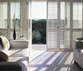AS2047 TOMA Modern British Design Basswood Horizontal PVC Plantation Shutters Direct From China for Apartment Use MegaBDM