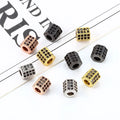 Copper Waterproof Spacer Beads Big Hole Beads for Jewelry Findings Making Diy Bracelet Necklace