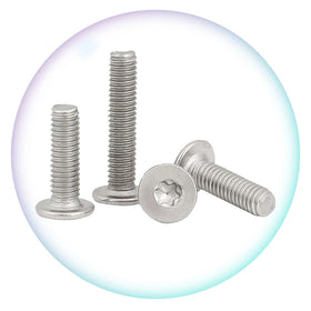 18-8 Stainless Steel Thin Head Torx Screw Low Head Inner Torx Anti-theft Screw