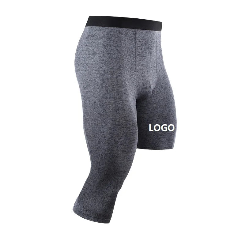 Compression Pants Custom Logo Quick Dry Elastic Running Suit Training Wear Fitness GYM Clothing Base Layer Fitness Leggings