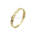 AU375 9k Solid Gold Rings Fashion Jewelry Women Rings Pure Gold Jewelry Finger Rings Wholesale