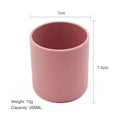 Wholesale Custom Logo Reusable Silicone Baby Drinking Cup with Lid and Straws Eco-Friendly 200ml Cute Design