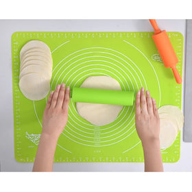 Silicone Fondant Mat with Measurements Silicone Counter Mat for Kitchen Baking