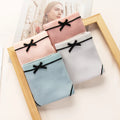 Factory Made Cheap Price Pure Cotton Bow Underwear Girl Lady Ladies Panties Teen Panties Teenage Women