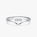 Ailmay 925 Sterling Silver Fashion Elegant Clear CZ Stackable Finger Rings for Women & Girls Wedding Statement Fine Jewelry Gift