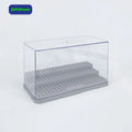 Mini Action Figures Display Case Stackable Transparent Dustproof Collection Plastic Box