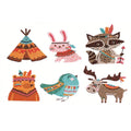 Fox Deer Cartoon Stickers Diamond Painting Stickers Kit for Kids Mosaic Paint Sticker by Number Handmade for Children