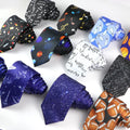 SSoft Printed Tie Airplane Planet Mathematics Music Football Fun Tie School Daily Party Work Tie Accessories