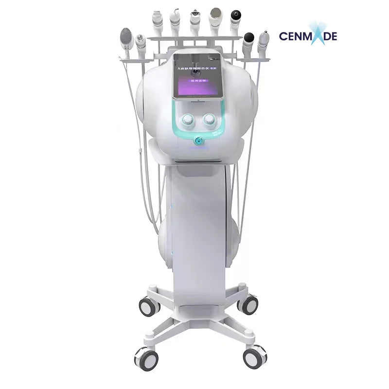 9in1 Hydra Microdermabrasion Deep Cleaning Black Head Removal Skin Tightening Whitening Anti-Wrinkle Machine