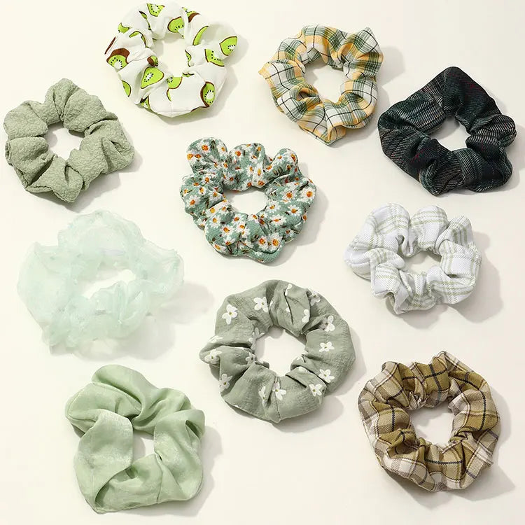Wholesale 2023 Customize Silk Scrunchie 100% Silk Elastic Hair Bands Silk Scrunchies