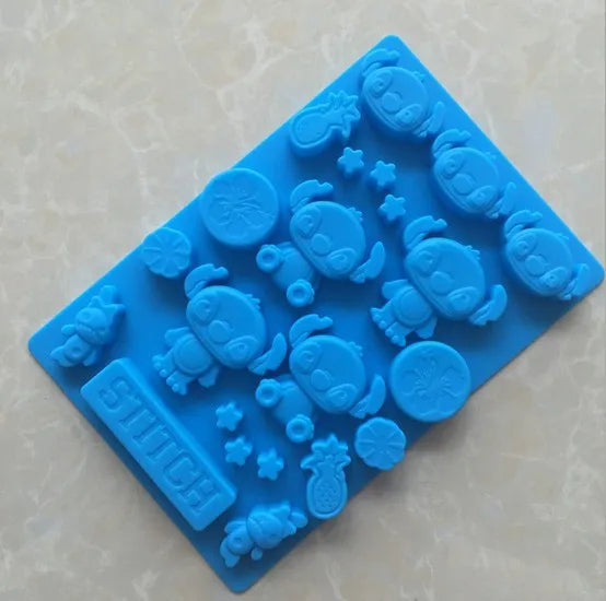 Silicone Cartoon Ice & Chocolate Molds BPA Free Eco-Friendly Odorless Cake Tools