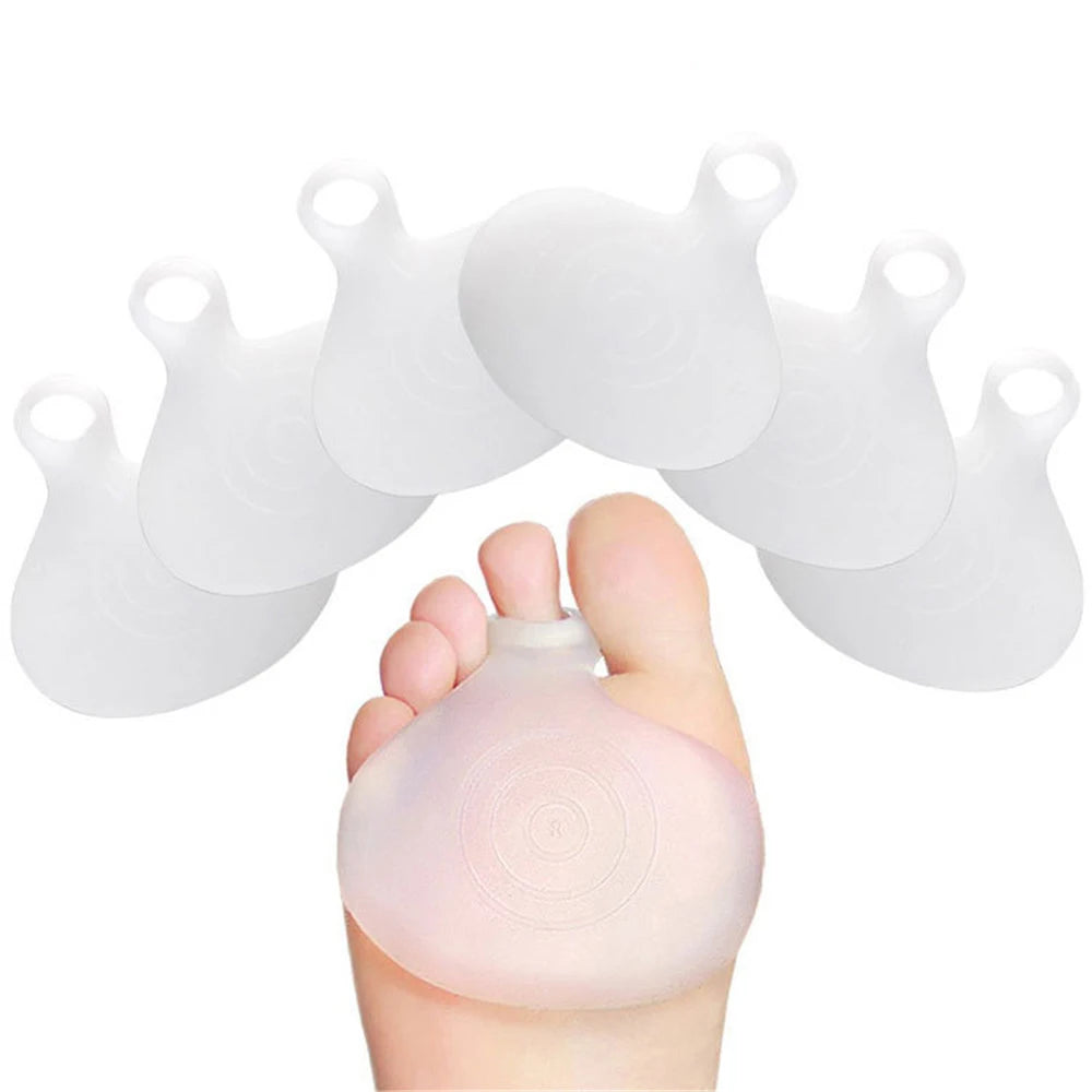 Anti-slip Silicone Protector Cushion Toe Separator Pedicure Pads Half Insoles Pain Relief High Heel Massage Foot Care Tool