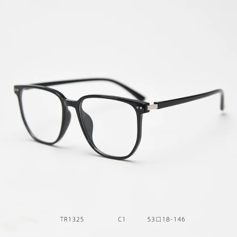 Retro Square Glasses Frames Men Flat Lenses Anti Blue Light TR90 Optical Frames High-Quality Reading Eyeglasses for Women