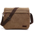 Big Wholesale Custom Print Logo Vintage Cotton Canvas Side Sling Crossbody Luggage Travel Shoulder Messenger Bag for Men Women