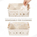 New Coming Macrame Wooden Storage Basket Bathroom Bedroom Living Room Decoration Household Accessories Most Trending