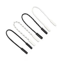 Wholesale Double Head Pull Rope PVC Injection Molding Rope Pull Tail Head Rope Pull Bag Zipper Head Puller