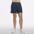 New Arrival Men's 5" Lined 92% Polyester 8% Spandex Elastic Waistband Training Shorts With Zippered Pockets