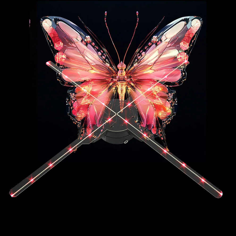 Cost-Effective 50cm 3D Hologram Fan With LED Display for Impactful Marketing