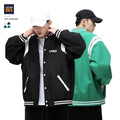 Casual Bomber Jacket Men 100% Polyester Baseball Secondary Color Men's Jackets Fashion