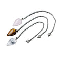 Wholesale Natural Crystal Crafts Jewelry Healing Reiki Gemstone Drop Pendulum Crystal