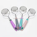 Stainless Steel Manual Food Avocado Potatoes Masher Presser with Non-slip Handle