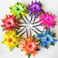 Spider Lily Plumeria Hair Fork Foam Floral Hair Accessories Artificial Island Tiara Frangipani Hibiscus Ear Dancing Accessories
