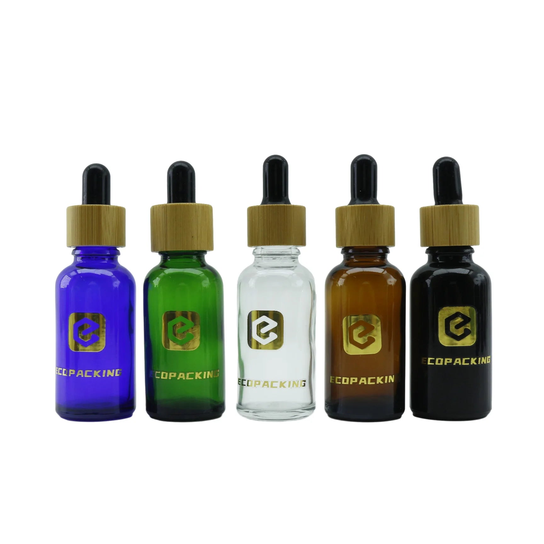 Custom Factory Manufacturer Low Price Essential Oil Glass Dropper Bottles 5ml-100ml Carton