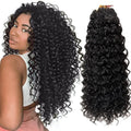 Wholesale GoGo Curl Crochet Hair for Women Natural Black Deep Wave Human Hair Bohemian Braid Water Wave Hair Extensions