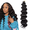 Deep Wave Synthetic Braiding Hari Extensions Synthetic Crochet Braids Hair Deep Twist Braiding Hair 20 Inch