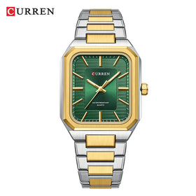 CURREN Top Brand Top Brand Men's Watch Fashion Steel Band Watch Business Fashion Square Quartz Watch 8457
