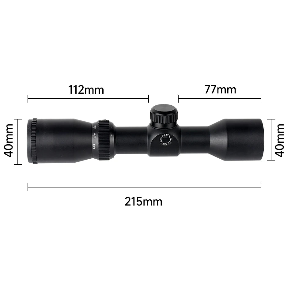 SYQT 1.5-5X32 Long Distance Reticle Sight Outdoor Sports Optics for Hunting & Range Shooting Scope Accessory