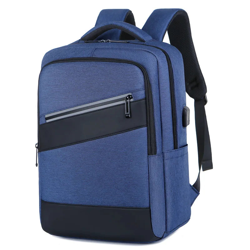 Custom Logo Leisure Business Durable Laptop Backpacks Men's Casual Large Capacity New Design Travel Backpack with USB
