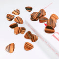 HZ Crystal Hotsale Yellow Tiger Eye Guitar Pick Bulk Guitar Picks