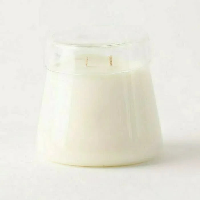300ML Round Glass Tapered Candle Jars & Candle Stand for Weddings and Valentine's Day Eco-Friendly & Refillable