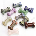 New Natural Gemstone Bone Crystal Craving Engraving Healing Dog Stone Craft for Home GIft Decoration Souvenir