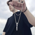 Fashion Creative Jewelry Stainless Steel Pendant Twisted Steel Titanium Steel Necklace for Men Jewelry