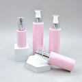 Luxury PET Plastic Cosmetic Packaging Silk Screen Printed Custom Capacity Custom Color Facial Toner Serum Lotion Facial Cleanser