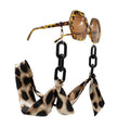 Factory Directly Fashion Design Leopard Print Necklace Cord Eye Glasses Chain Eyewear Accessory Sunglasses Strap