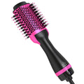 2023 Hot Comb Electric Rotating Pink Hair Dryer Round Professional Air Hair Dyer Brush