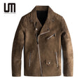 Liu Ming Oem Odm Trending Autumn Winter Vintage Men s Casual Faux Leather Coats Zipper Jackets