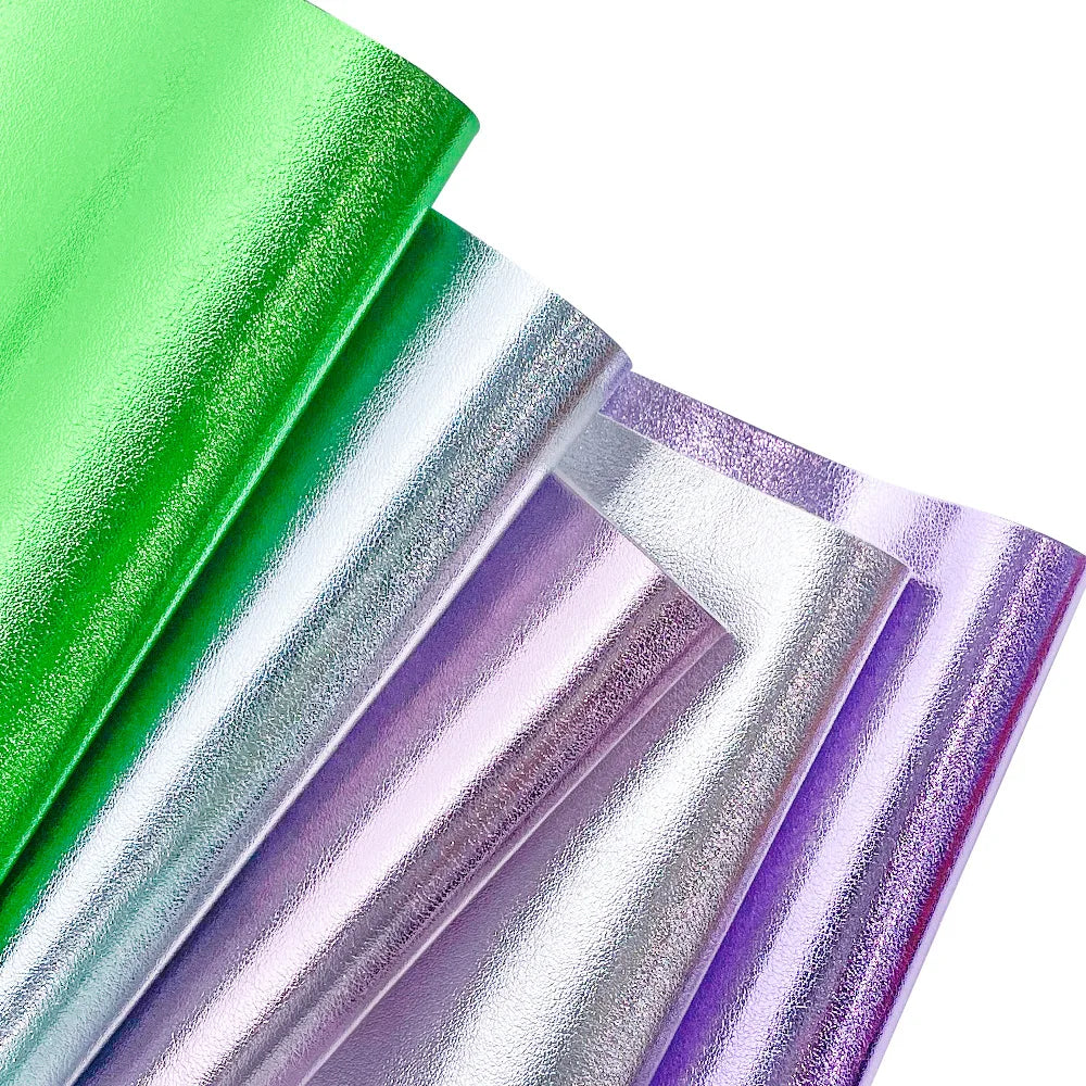 Wholesale Metallic Crumpled PU Synthetic Leather Fabric Waterproof for Shoe/Bag/DIY Accessories Sofa/Garment/Football/Golf Use