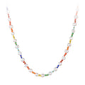14K Gold Plated Stainless Steel Jewelry Rice Beads Natural Pearl Stitching Accessories Necklaces P223301