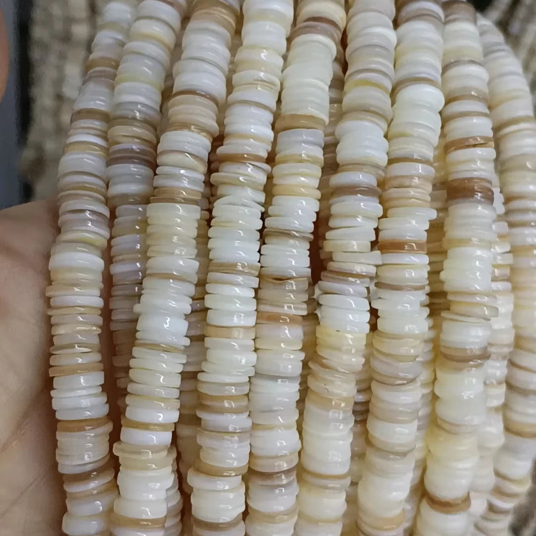 Wholesale Price 36 cm 5/8 mm Irregular Natural Shell Beads Strand DIY Jewelry Accessoriesnature Shell Beads for Jewelry Making